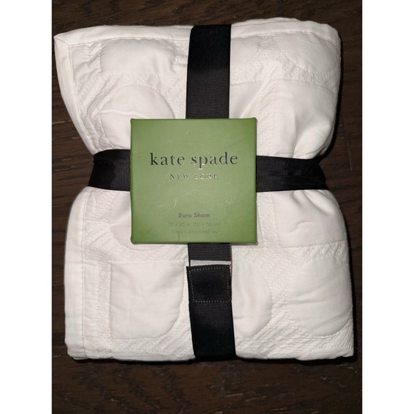 kate spade Other - 1 Kate Spade New York Noel White Marshmallow King Sham 20x36 Quilted      !Read!